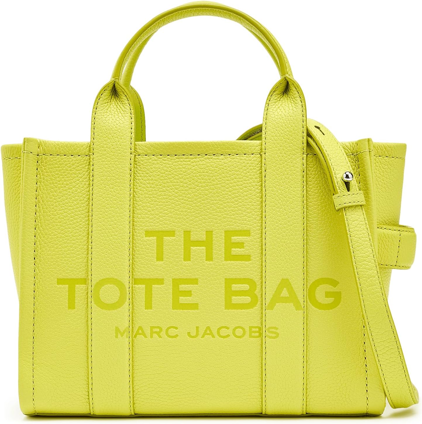 Detalle de Marc Jacobs The Small Tote, Bag — Sac à main élégant et compact avec bracelet en cuir amovible