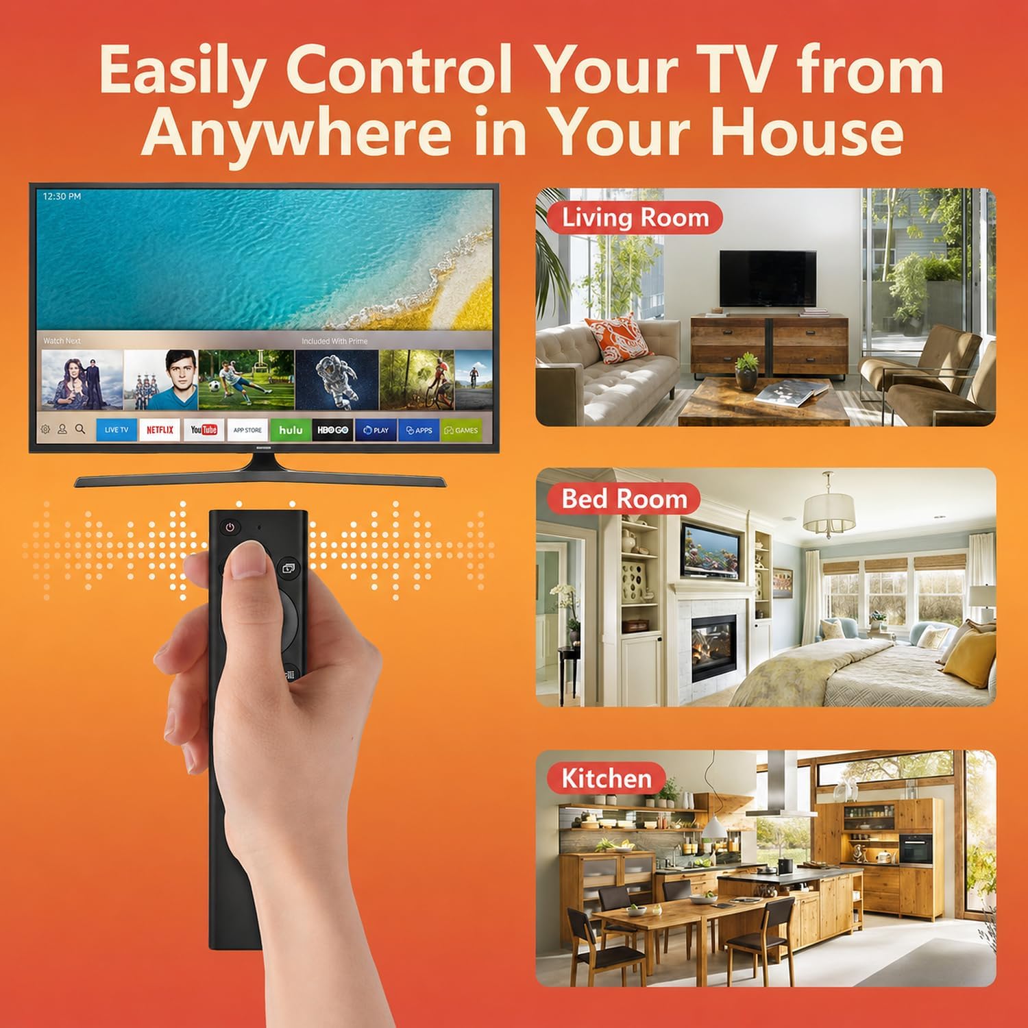 Thumbnail 5 de Replacement Remote for Samsung TVs 2-Year