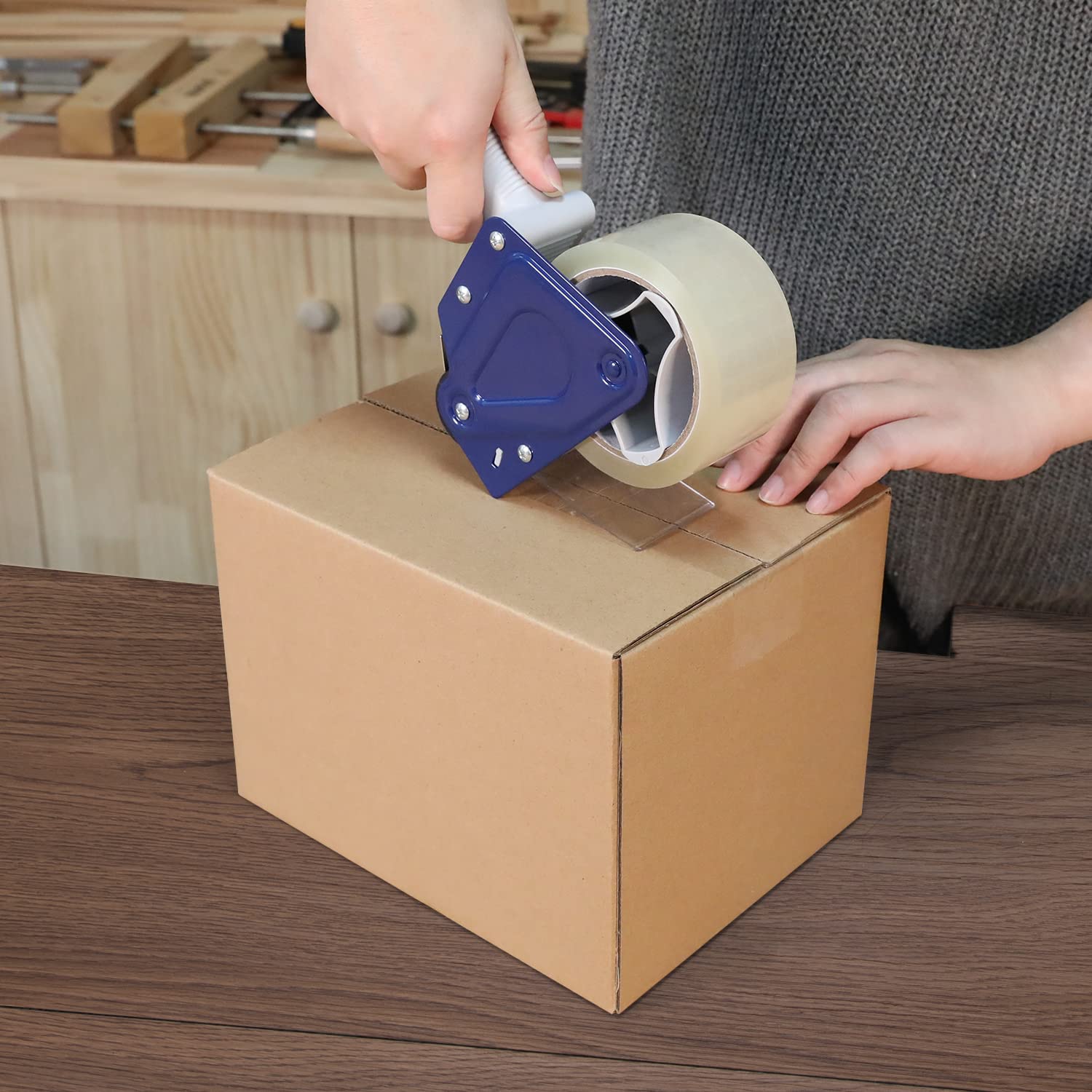 Thumbnail 5 de Amazon Basics Paketband 12 Rollen 48 mm x 66 m, transparent – stark klebend und zuverlässig
