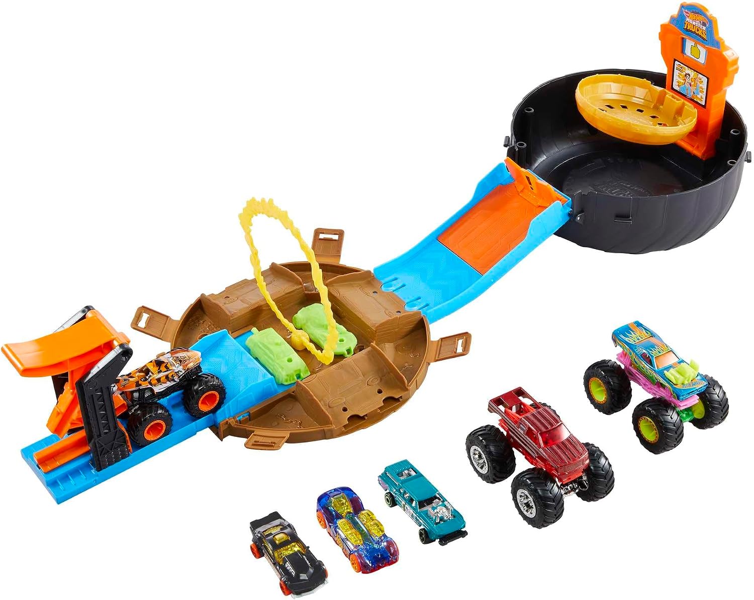 Detalle de Hot Wheels Monster Trucks Stunt Reifen Set
