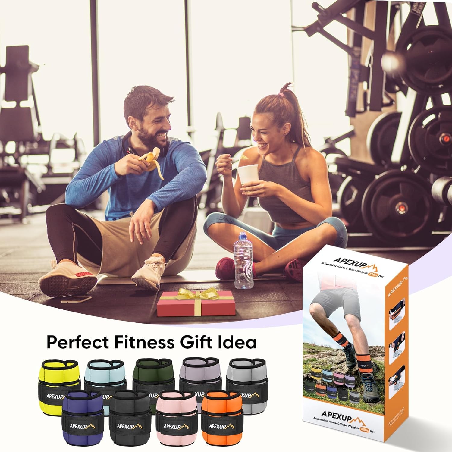 Thumbnail 6 de APEXUP 10lbs Adjustable Ankle Weights ๐๏ธโ