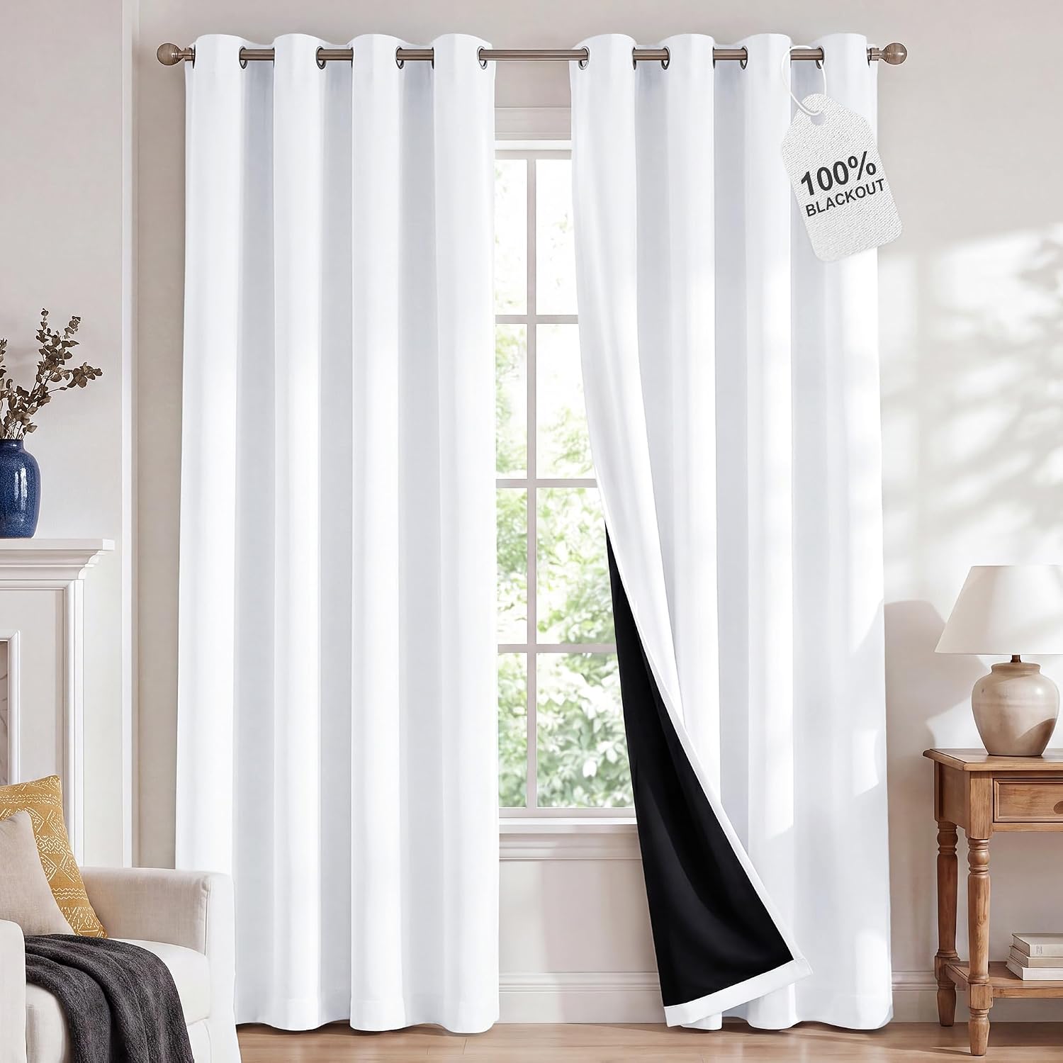 Detalle de NICETOWN 100% Blackout Curtain 84 in 🪟