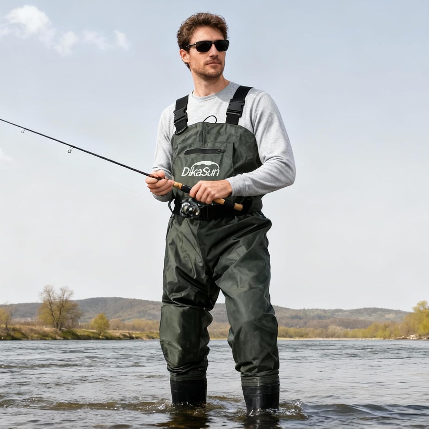 Thumbnail 6 de DikaSun Fishing Waders in 210D Nylon/PVC