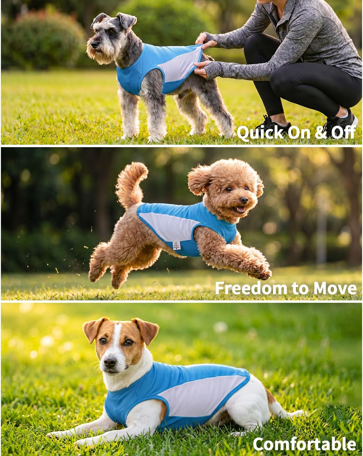 Detalle 2 de CuteBone Dog Tank, Stretch Sport Fabric