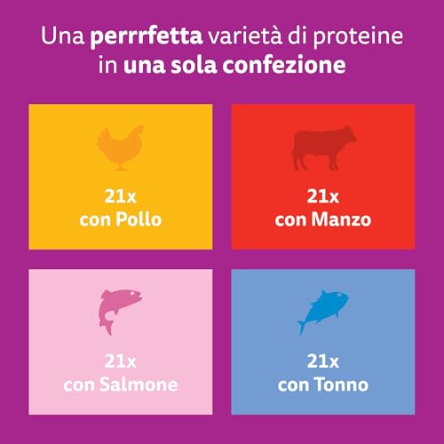 Thumbnail 7 de Whiskas Cibo Umido per Gatti Adulti in Gelatina – Selezione Assortita, 84 Bustine da 85 g (Totale 7.140 g)