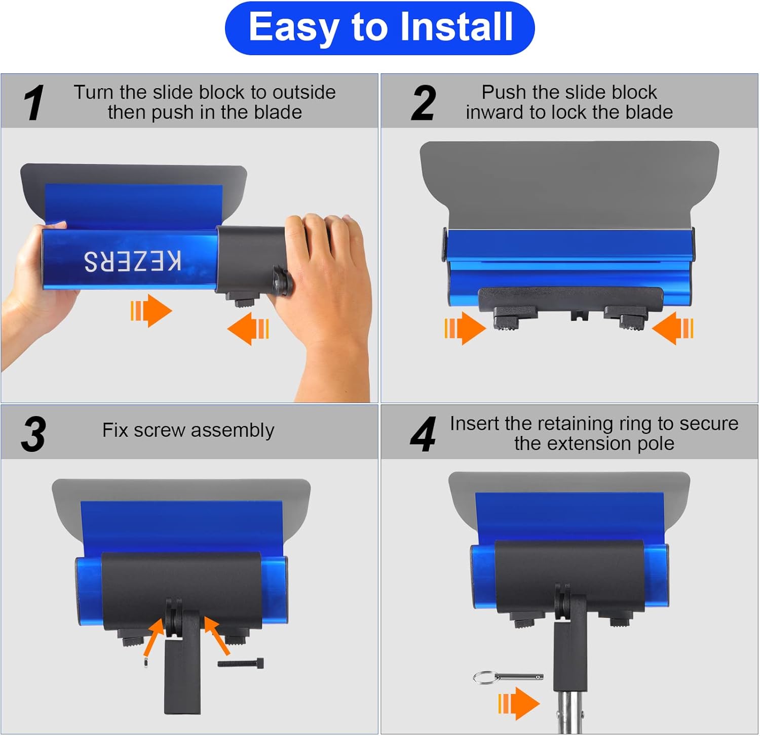 Thumbnail 3 de KEZERS Flächenspachtel Set mit 30 cm