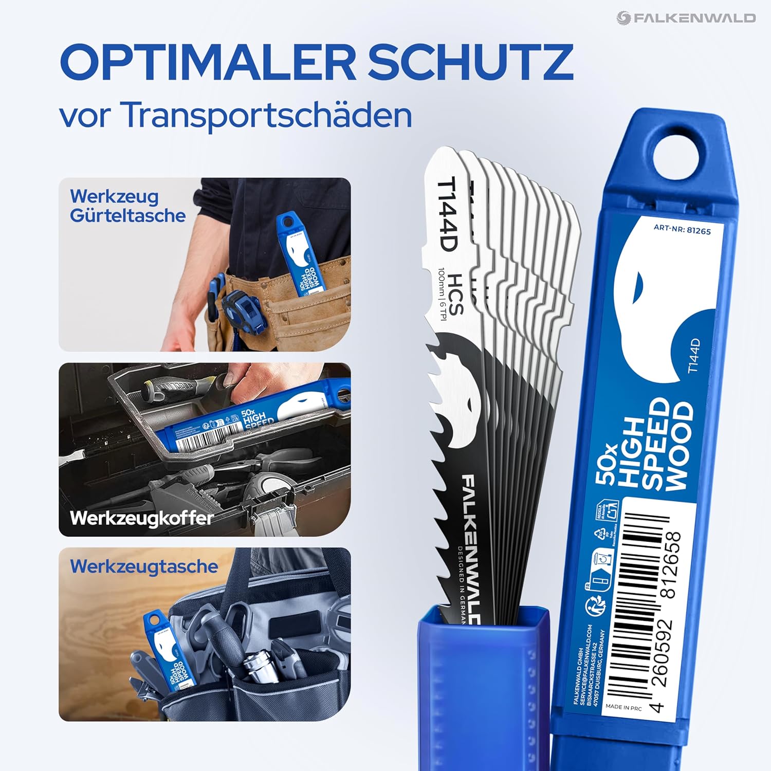 Thumbnail 5 de FALKENWALD Stichsägeblätter Holz T144D 50er