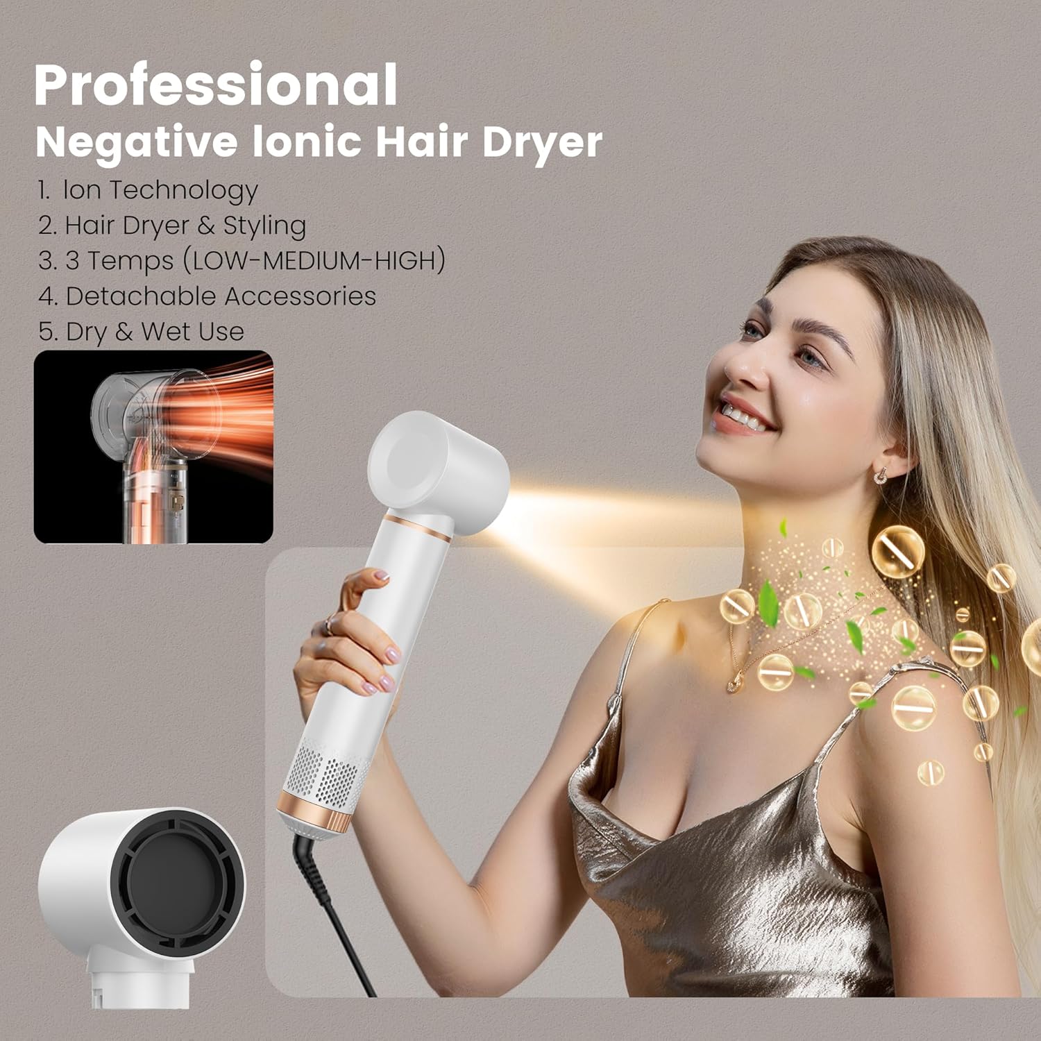 Thumbnail 3 de Asciugacapelli 5 in 1 Hair Styler Air Styler Phone: volume, onde e piega liscia in un unico strumento