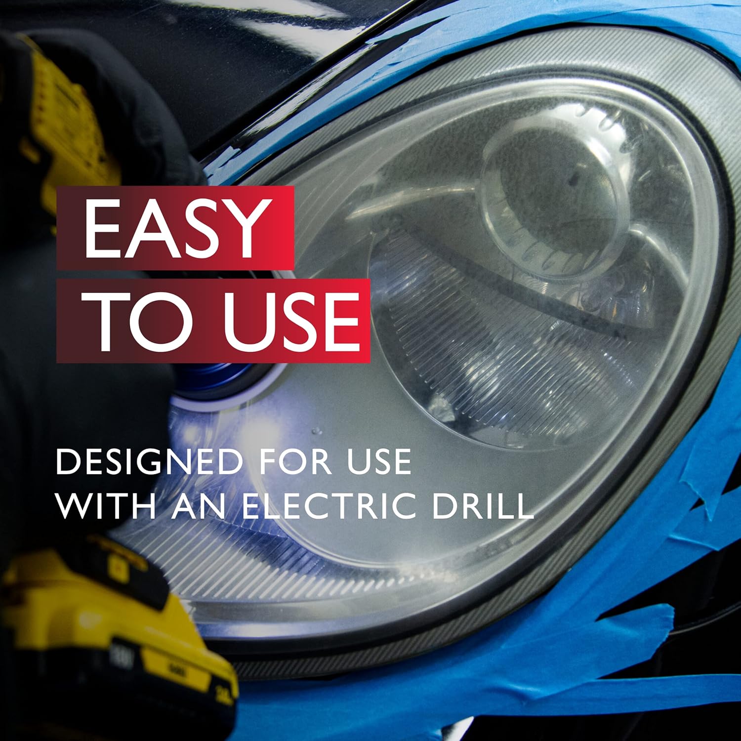 Thumbnail 5 de Autoglym Headlight Restoration Complete Kit – Restore Cloudy Headlights Easily with Your Drill