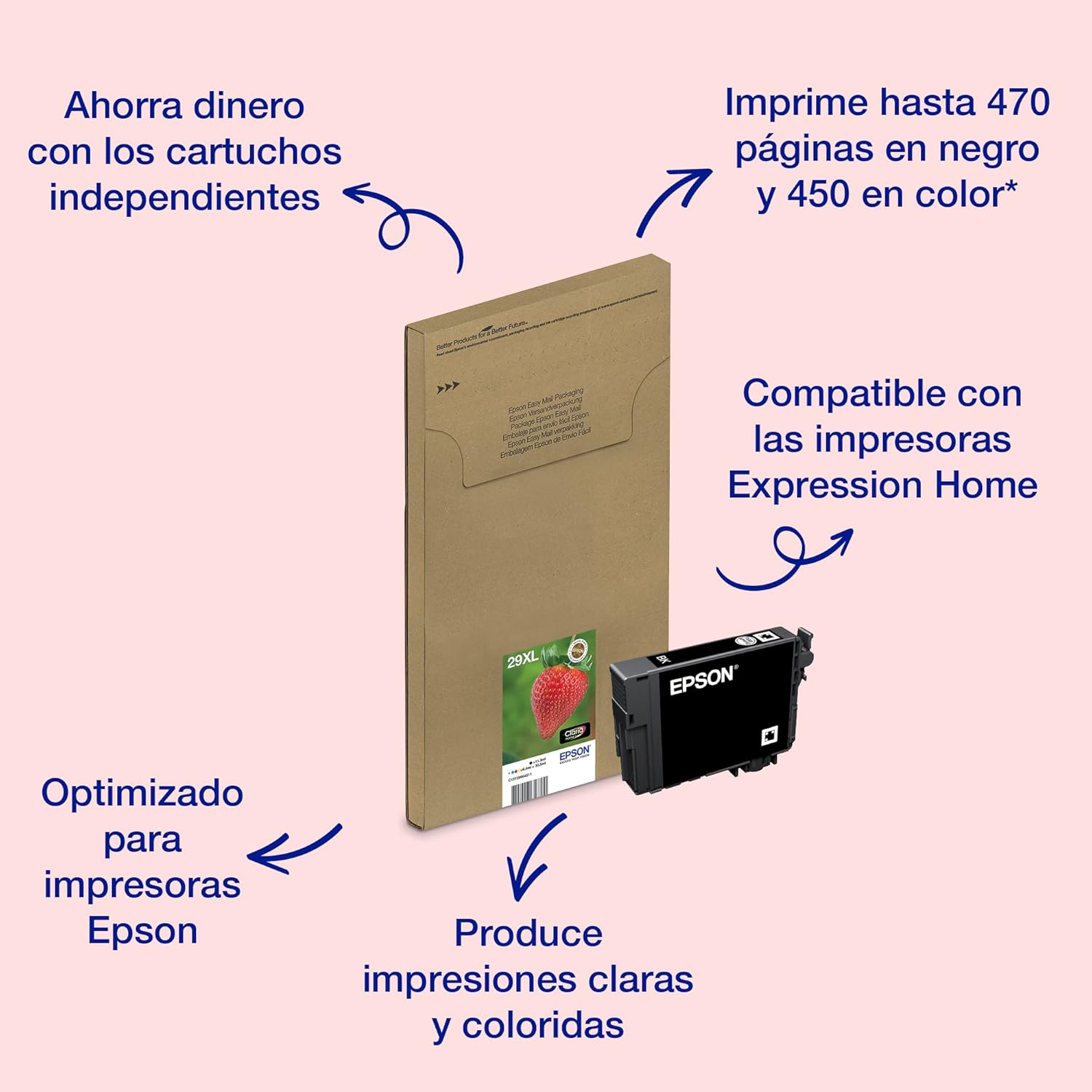 Thumbnail 1 de Epson C13T29964511 - Pack 4 cartuchos de tinta 🎨