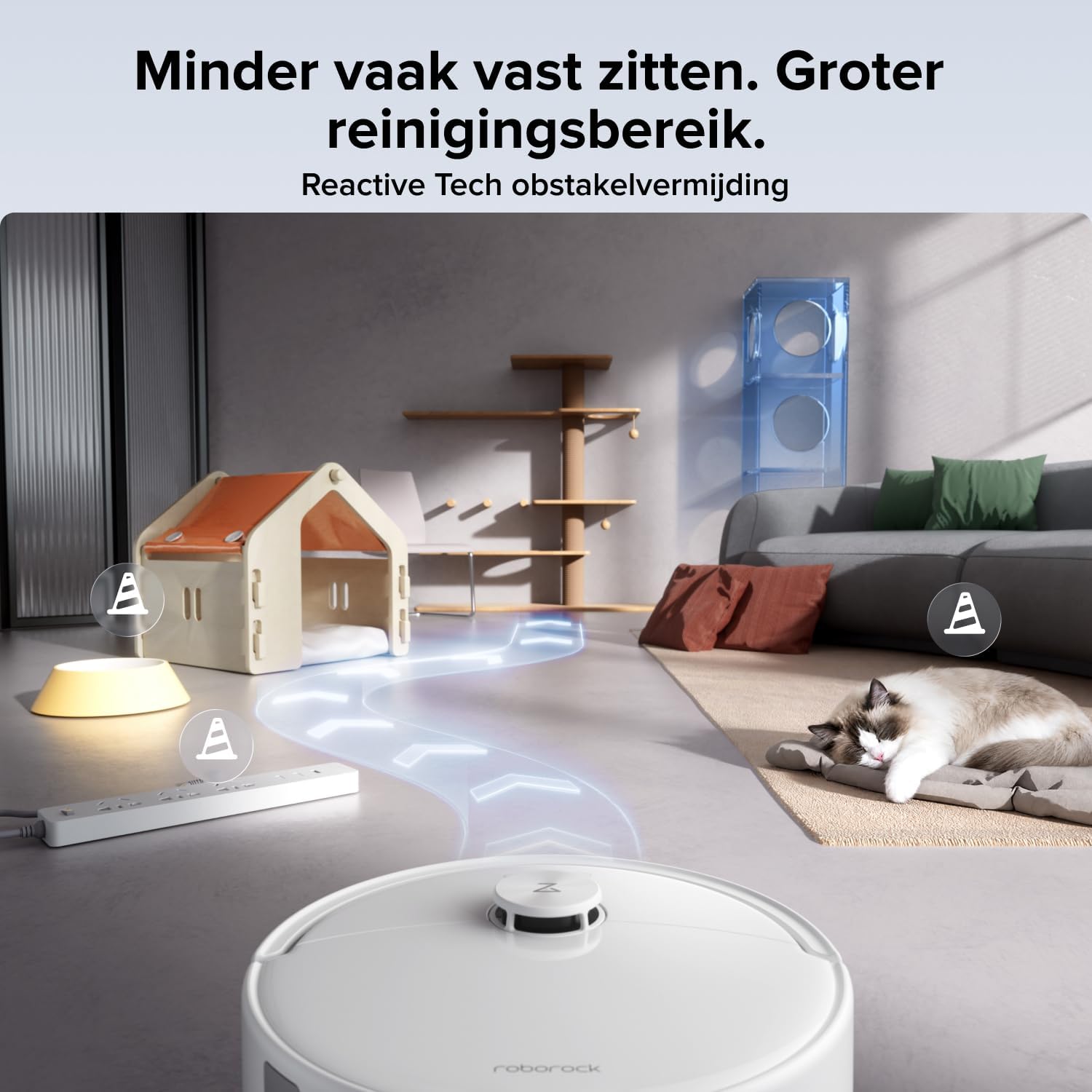 Thumbnail 6 de roborock Qrevo 2 Pro-Set robotstofzuiger met FlexiArm en automatisch dweildock