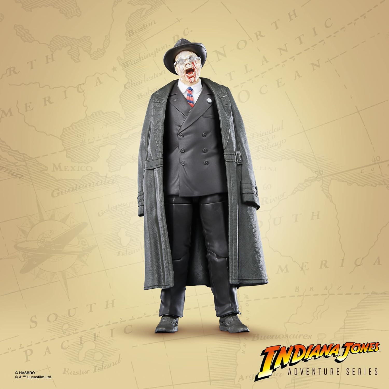 Detalle de Hasbro Indiana Jones Adventure Series Major Arnold Toht Action-Figur (15 cm) – F6061