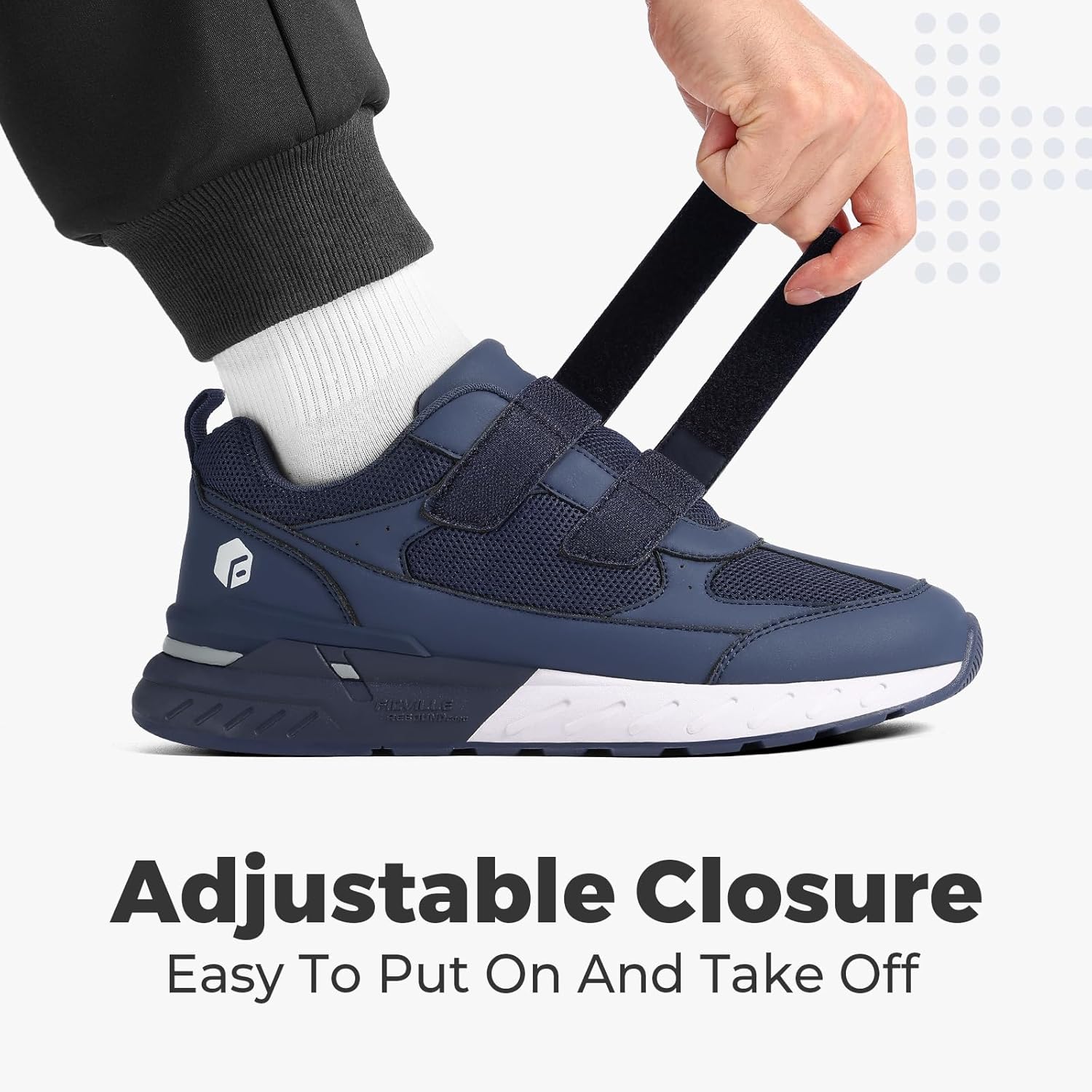 Thumbnail 2 de FitVille Rebound Core V8 Men’s Extra Wide Trainers (Lightweight, Breathable) for Walking, Running & Plantar Fasciitis