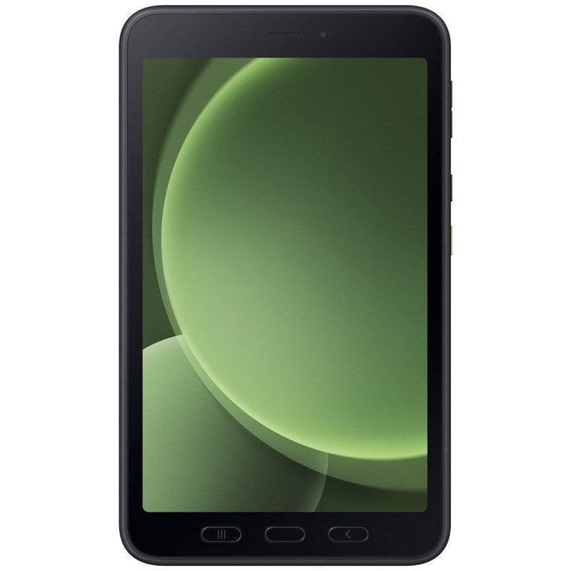 Detalle de Samsung Galaxy Tab Active5 8" 5G, 6GB/128GB, Verde – Resistencia MIL-STD-810H e IP68 con Stylus incluido