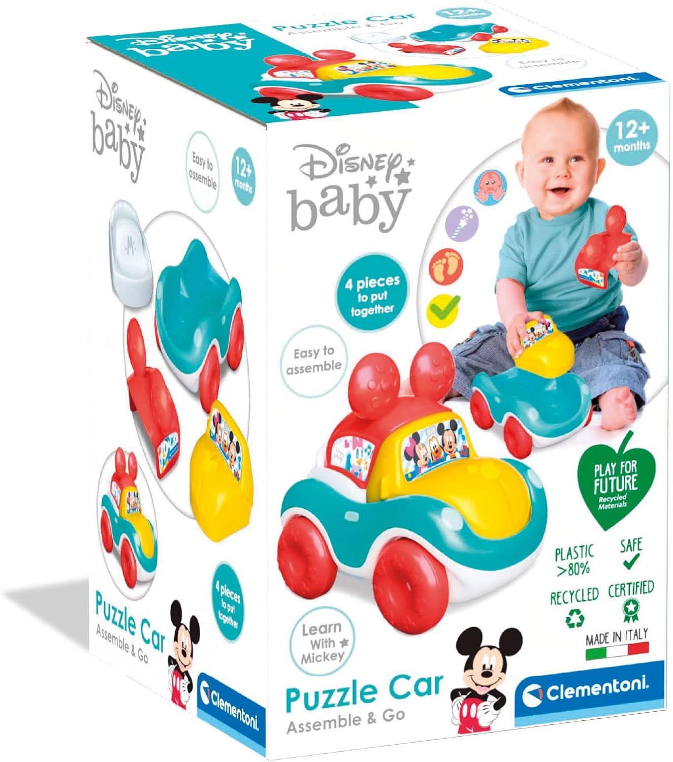 Detalle 2 de Clementoni Coche Desmontable Disney Baby 12 meses