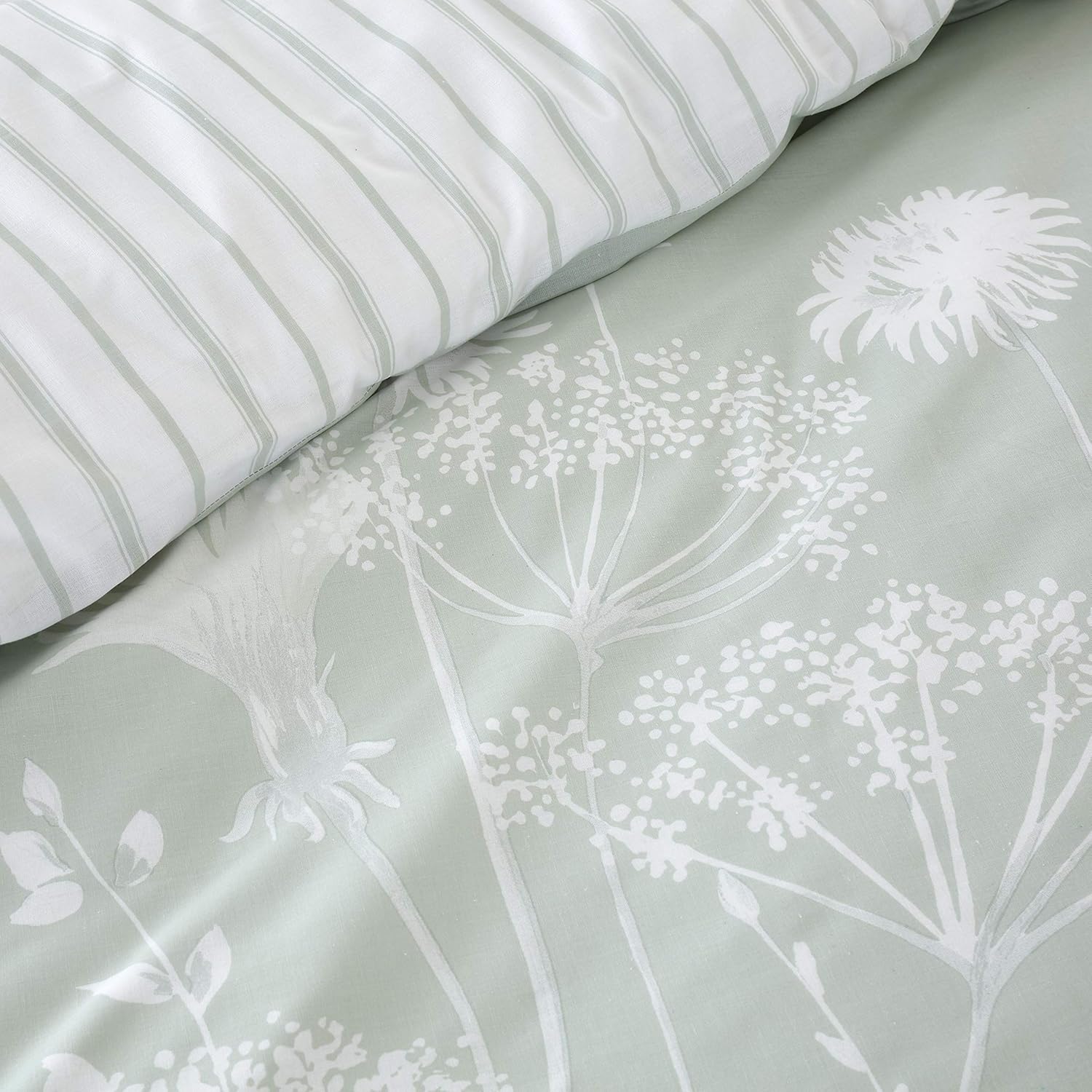 Thumbnail 2 de Catherine Lansfield Meadowsweet Floral Reversible King Duvet Cover Set