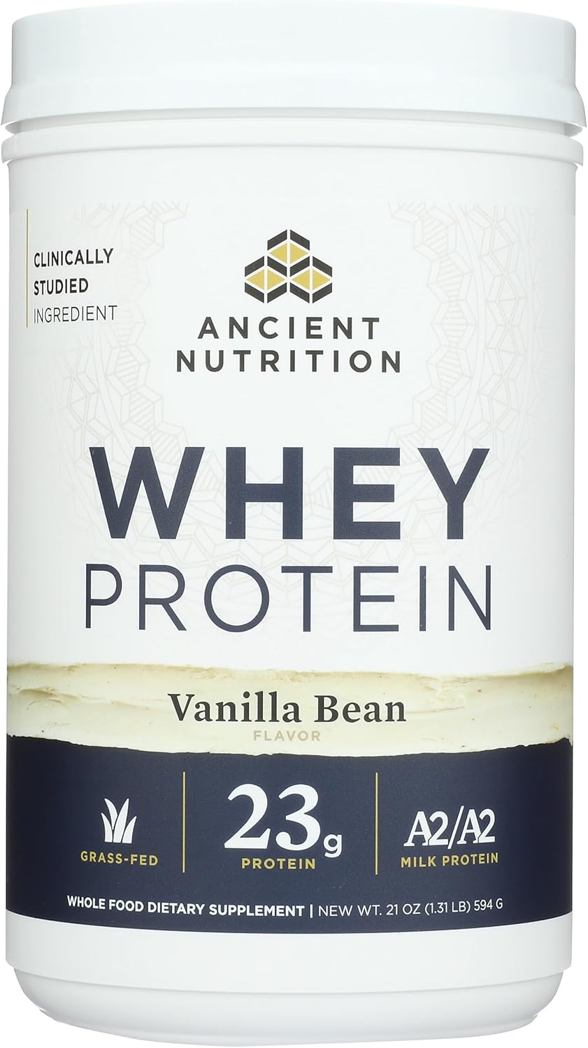 Detalle de Ancient Nutrition Whey Protein, 20 Servings