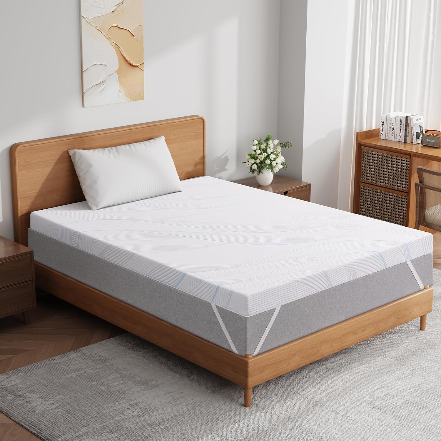 Thumbnail 6 de Sleremind memory foam topper 7cm king size