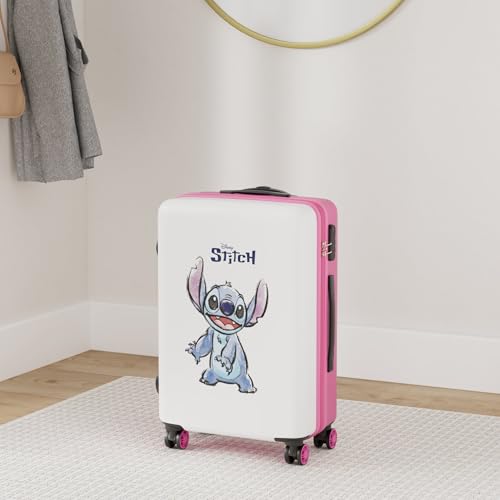 Detalle 2 de Disney Adorable Stitch Maleta 56L Blanco