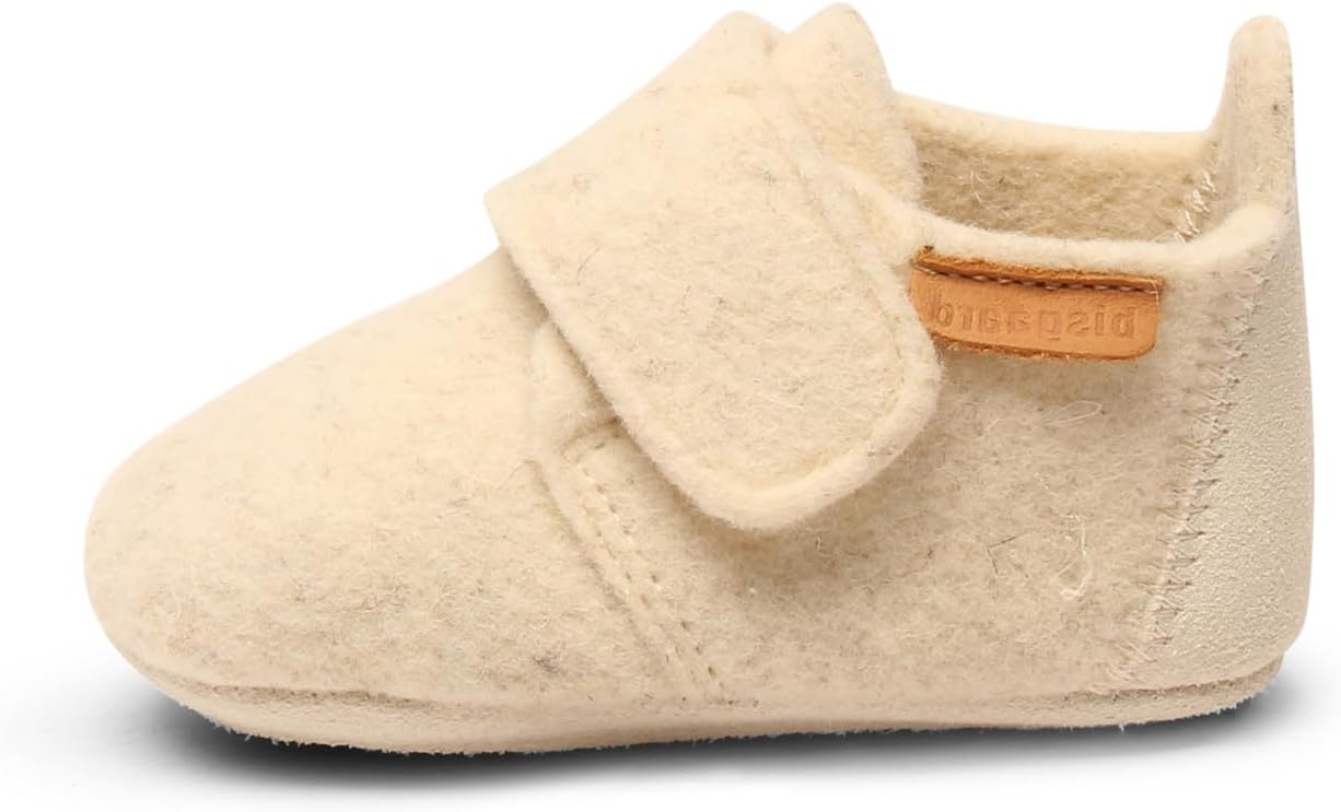 Thumbnail 4 de Bisgaard Baby Wool Hausschuhe mit Klettverschluss – warme Woll-Niedrige Schlappen für Kinder