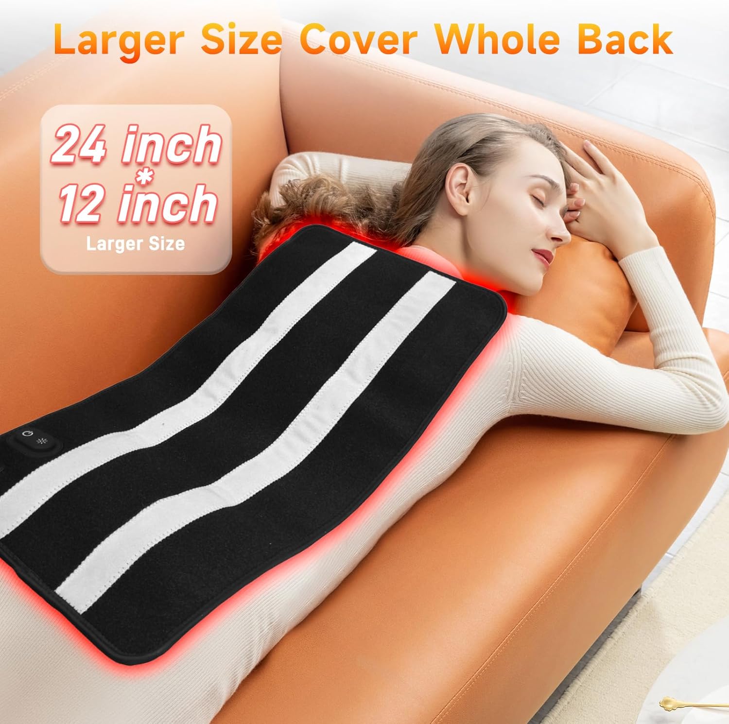 Thumbnail 2 de Kaoudt 2026 Medical-Grade Red Light Therapy Belt (24" x 12") for Full-Body Pain Relief