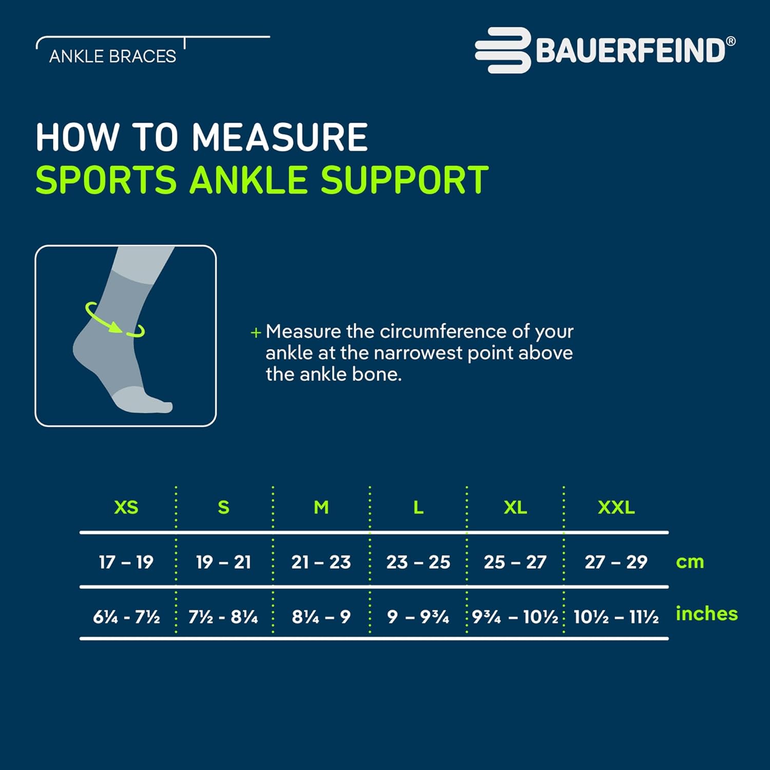 Thumbnail 5 de BAUERFEIND Sprunggelenkbandage Ankle Support L