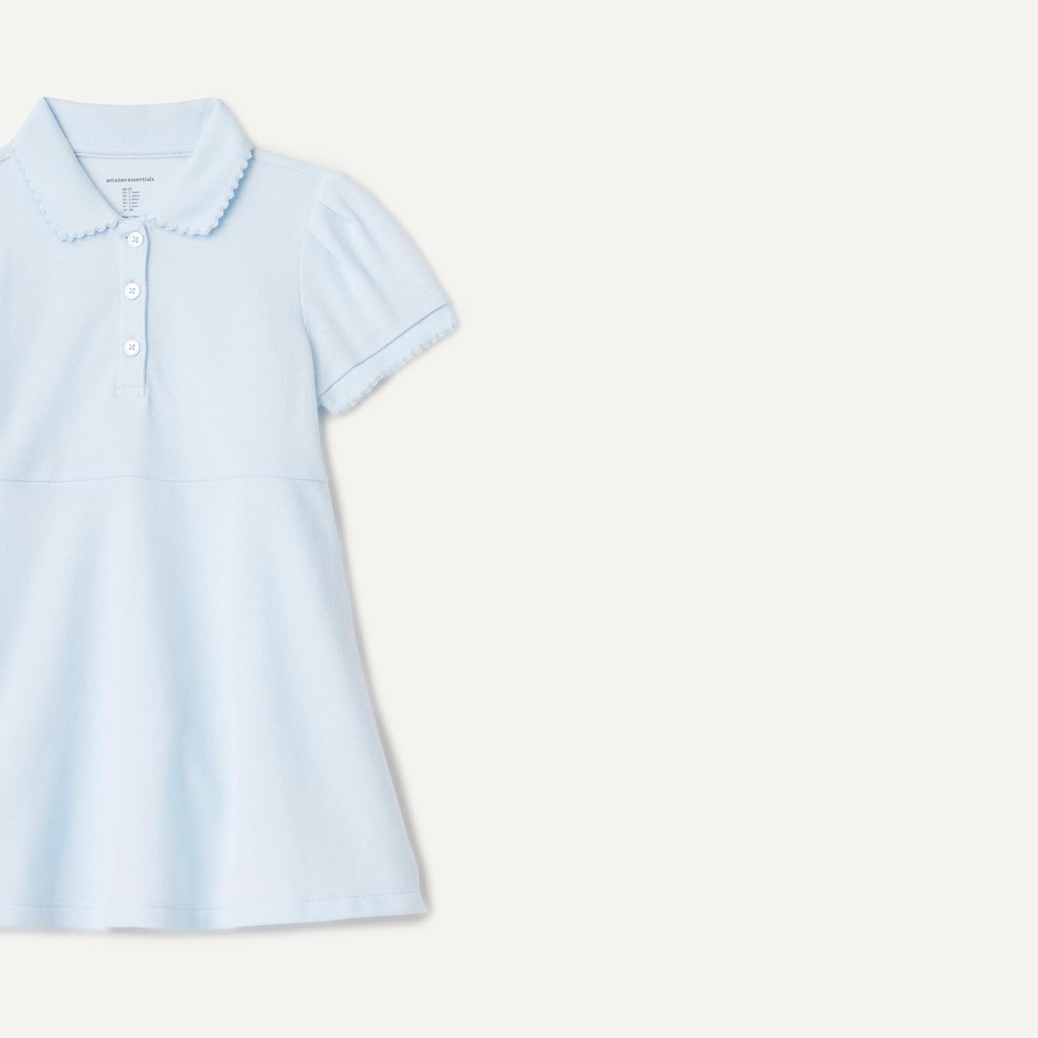 Thumbnail 1 de Amazon Essentials Girl's Short Sleeve Polo Dress (cotton piqué, fit & flare)