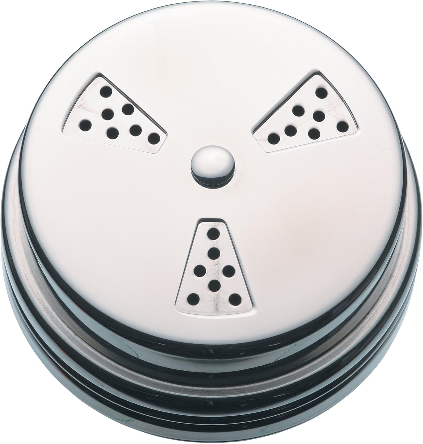 Detalle 2 de KitchenCraft Adjustable Stainless Steel Shaker, 6 x 9 cm, Three Hole Sizes