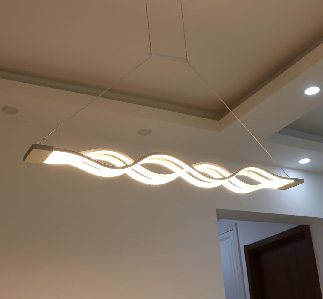 Thumbnail 6 de LIUSUN LIULU® Suspension LED Dimmable Moderne – Lustre réglable 3000K–6000K pour Cuisine, Salle à Manger et Salon