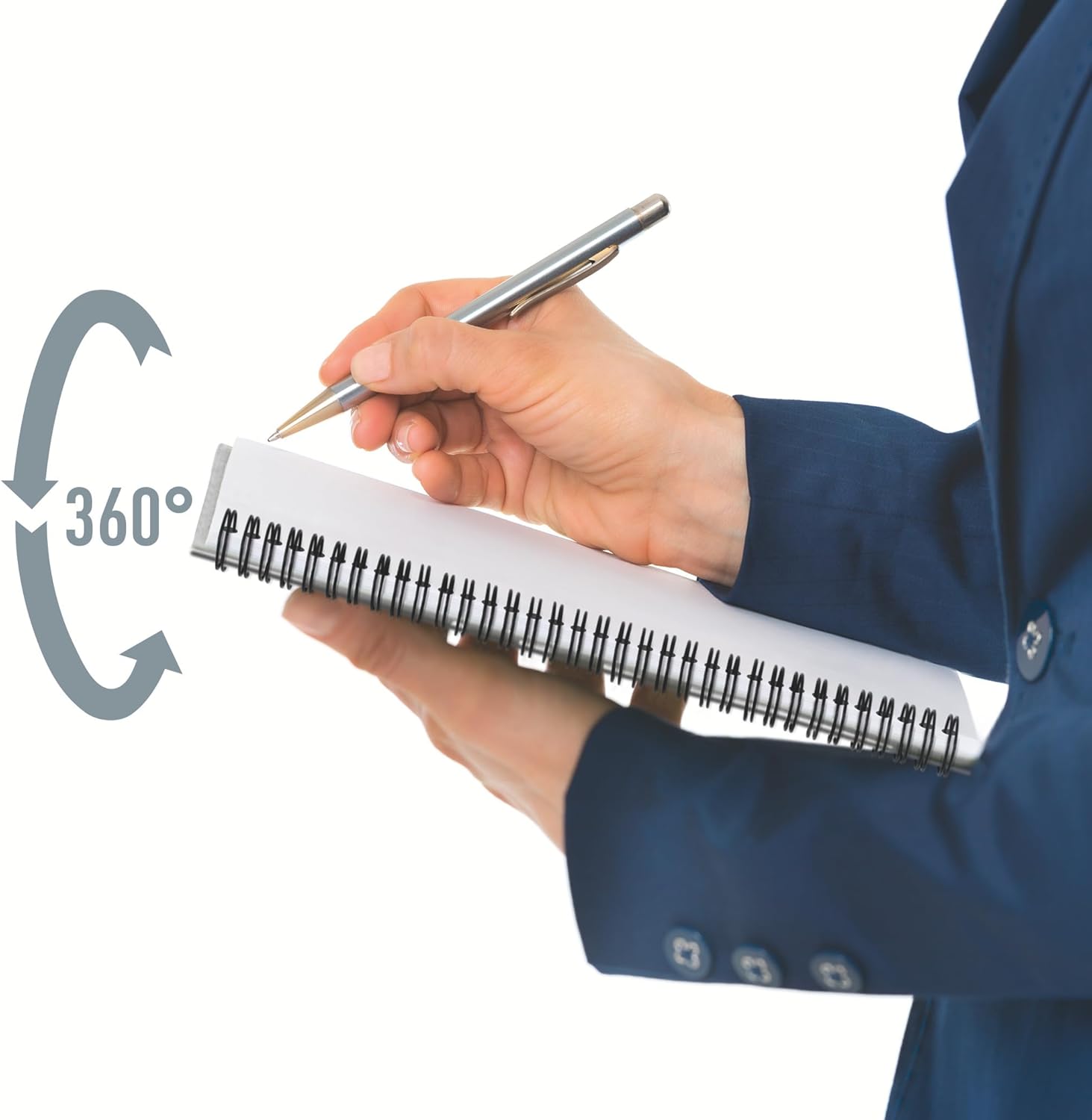 Thumbnail 3 de Leitz Office Collegeblock A4 kariert (5er-Set) mit Spiralbindung, 180 Seiten, FSC-zertifiziert – 46471055