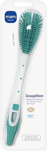 Detalle 2 de Goupillon Biberon & Tétine MAM: poils extra-souples anti-rayures en silicone