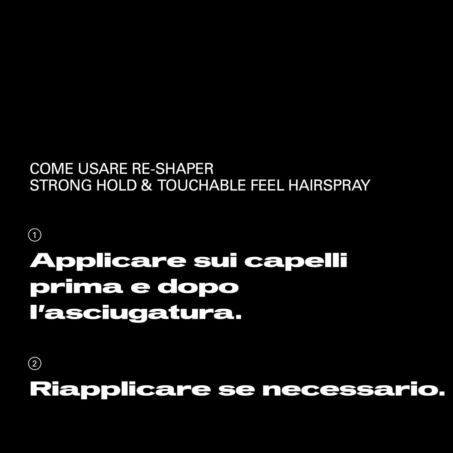 Detalle de Sebastian Professional Reshaper – Lacca professionale per capelli con tenuta forte e morbidezza al tatto