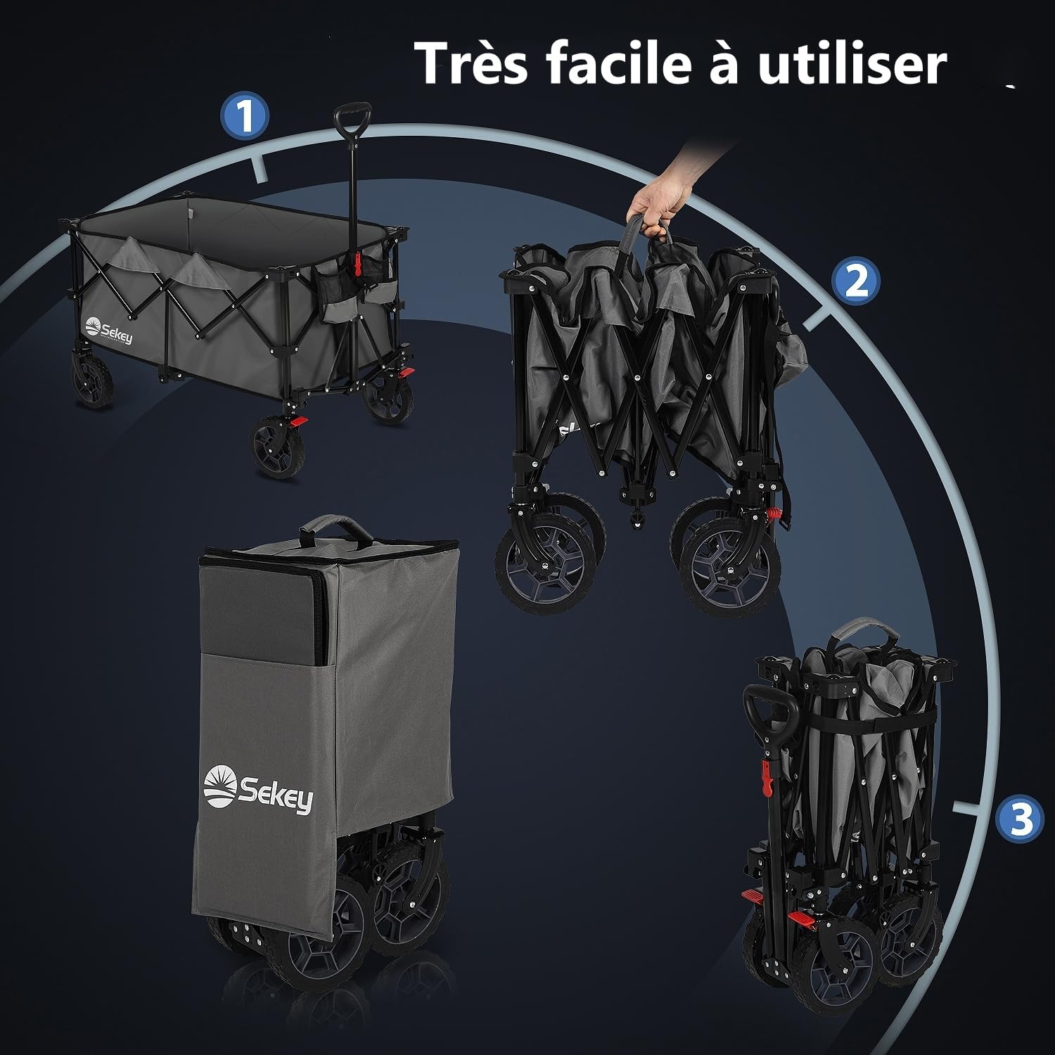 Thumbnail 6 de Sekey XXL Plus Chariot Jardin 200L