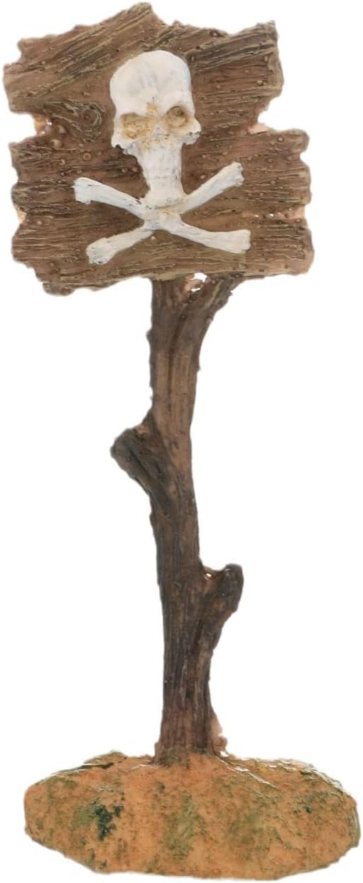 Thumbnail 4 de Cadzyre Harz Dekoration – Aquarium Warnschild mit Hai-Design für Beta-Aquarien (Gelber Hai, Klein)