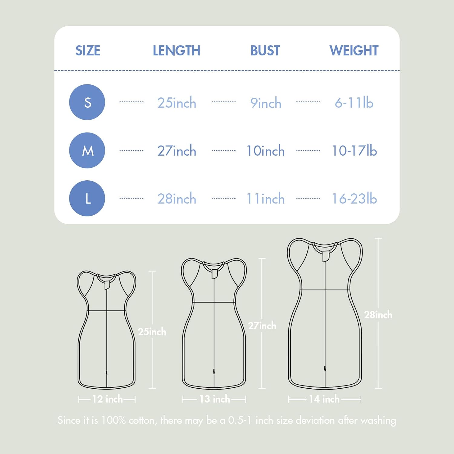 Detalle 1 de ANYEDDE Baby Swaddle 2-Pack