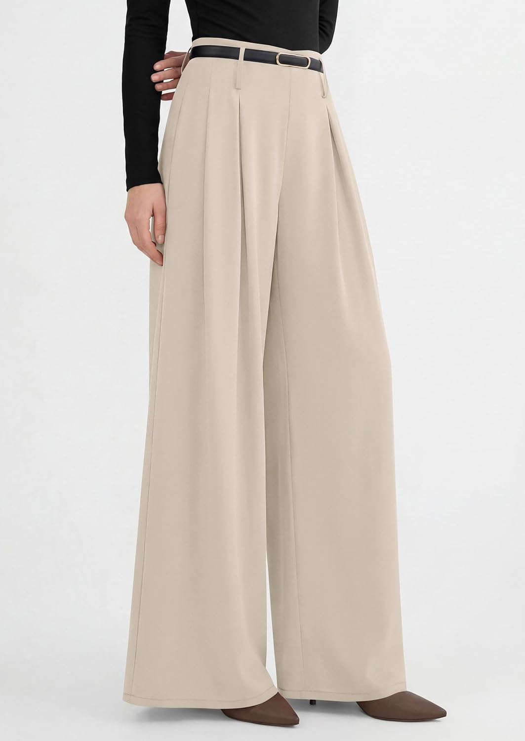 Thumbnail 2 de PRETTYGARDEN Wide Leg Trousers High Waist 2026