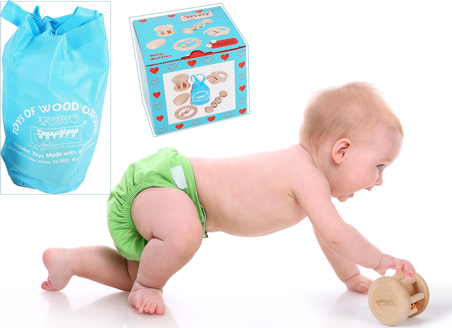 Thumbnail 5 de TOWO Wooden Rattles Maracas baby toys