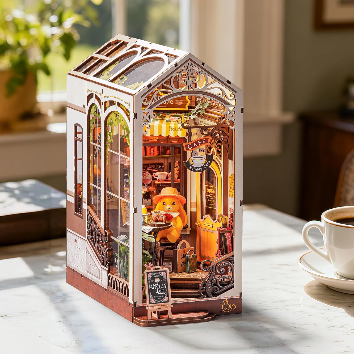 Thumbnail 1 de Rolife Book Nook Café 3,5 h 📚