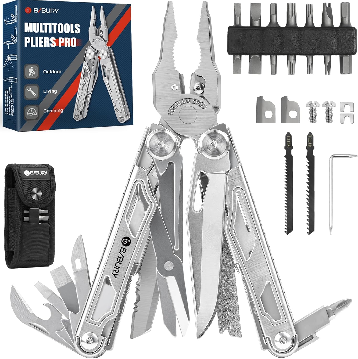 BIBURY Multitool 32 Funktionen 🛠