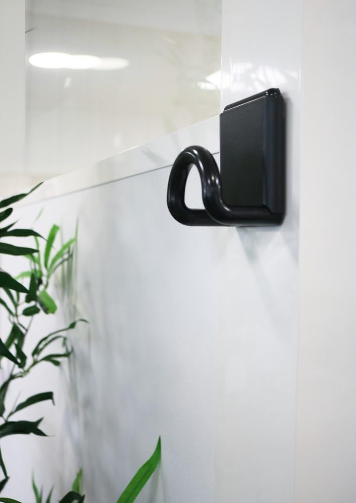Thumbnail 1 de UNILUX Patère Murale Fil Magnetique Noir – fixation magnétique sans perçage