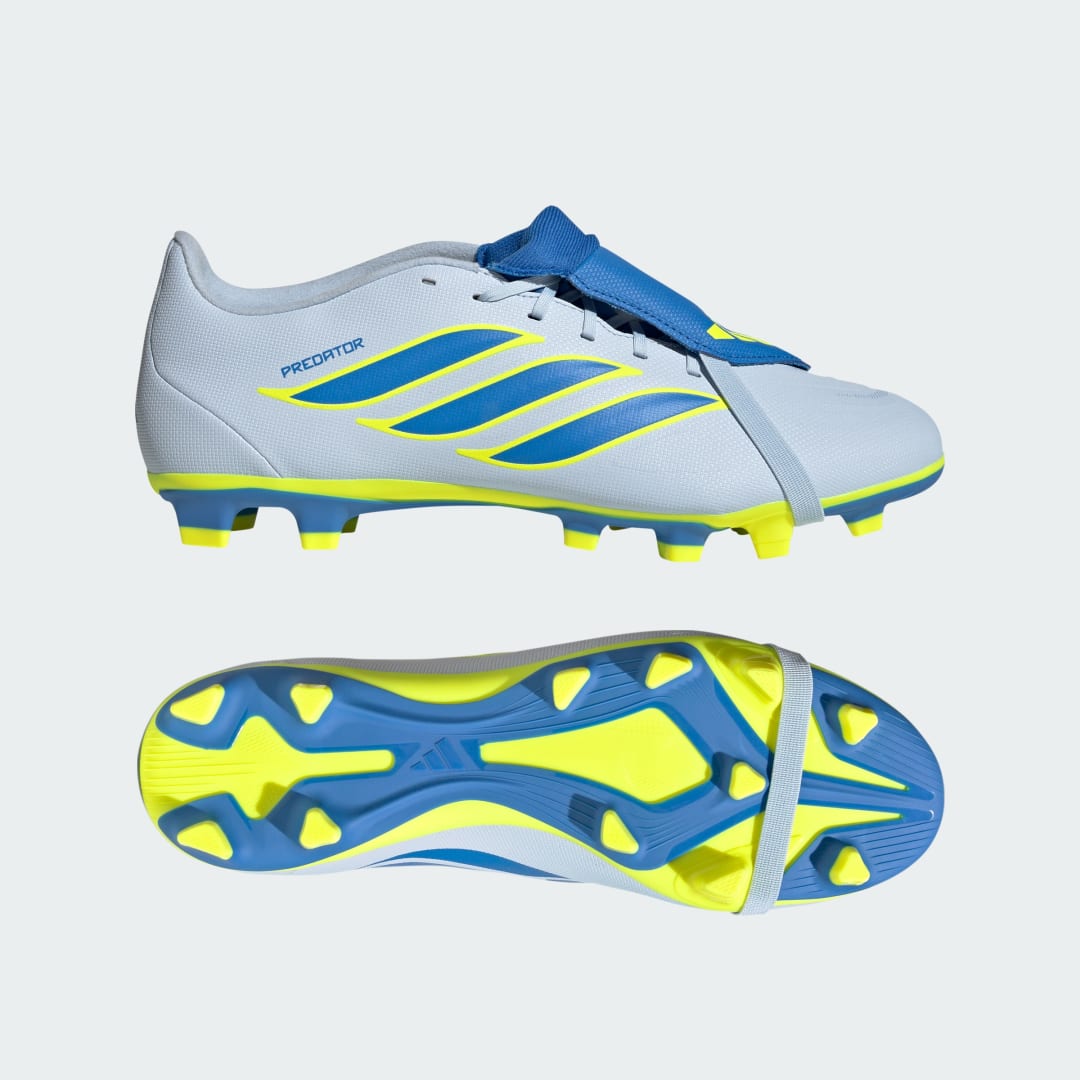 Detalle de Adidas Predator Club Fold-Over Tongue: bota de césped para juego en seco y multisuperficie