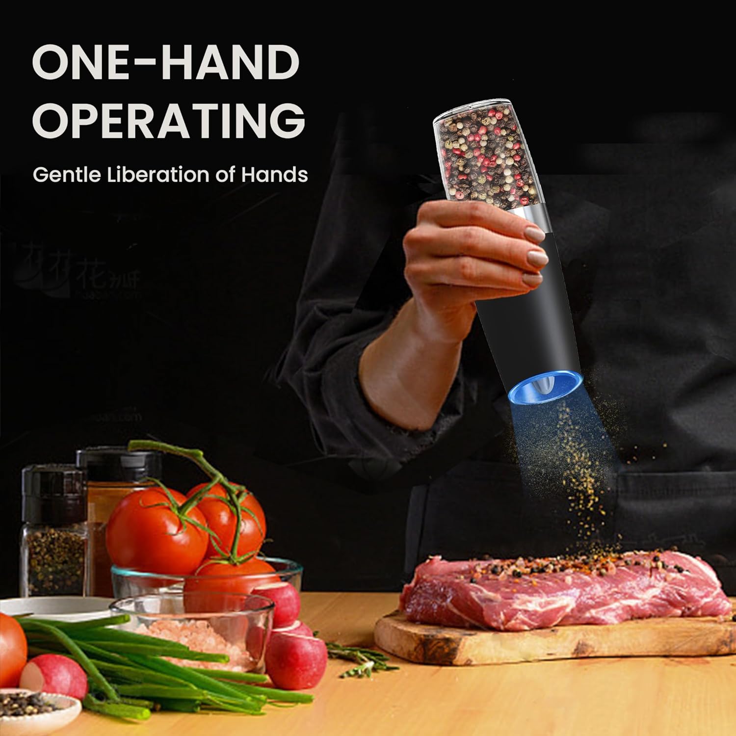 Detalle 2 de BELRIGO Battery Salt And Pepper Grinder Set