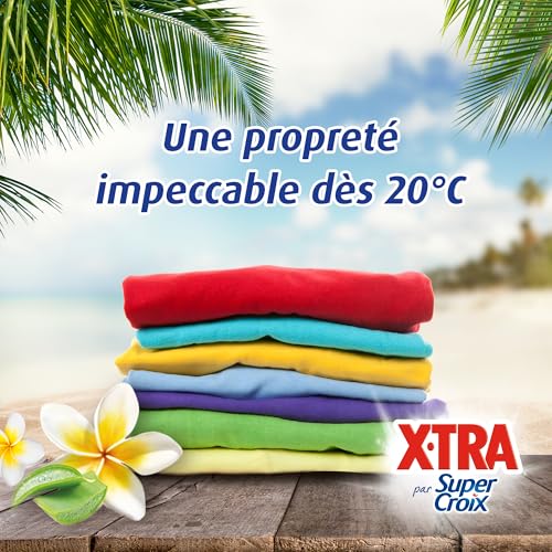 Detalle de SUPERCROIX XTRA par Super Croix – Lessive parfumée Bora Bora, 42 lavages