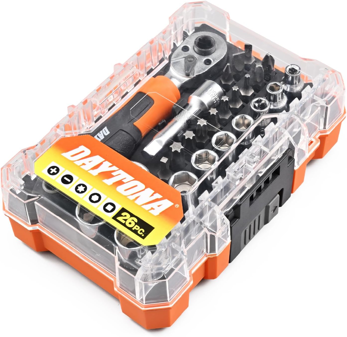 Detalle de デイトナ 61370 ミニツールセット バイク用 1/4インチ・26ピース