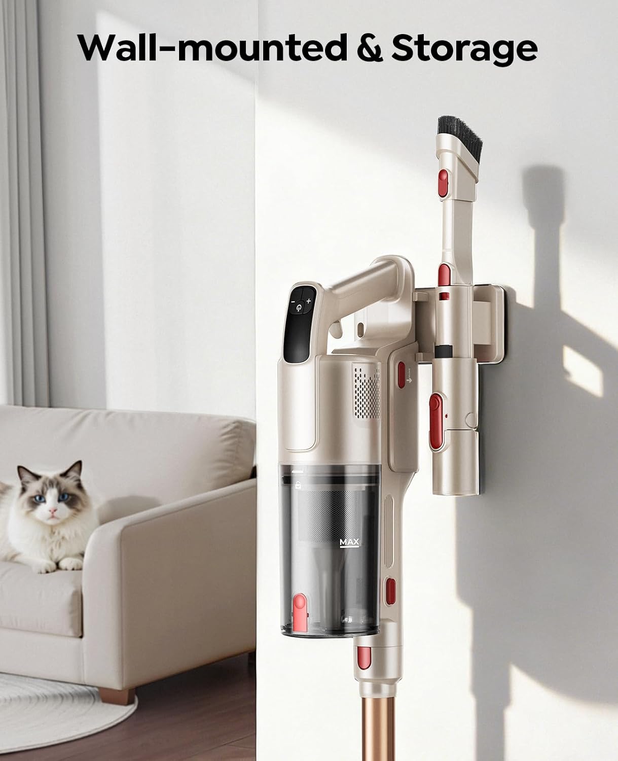 Thumbnail 6 de Honiture Clean Cordless Vacuum Cleaner - 45KPa/550W, 50min Runtime, 90° Foldable Tube