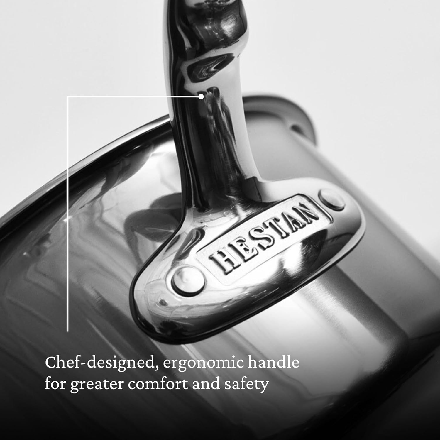 Thumbnail 6 de Hestan NanoBond Collection Stainless Steel Titanium Butter Warmer (0.75 Quart) for Induction