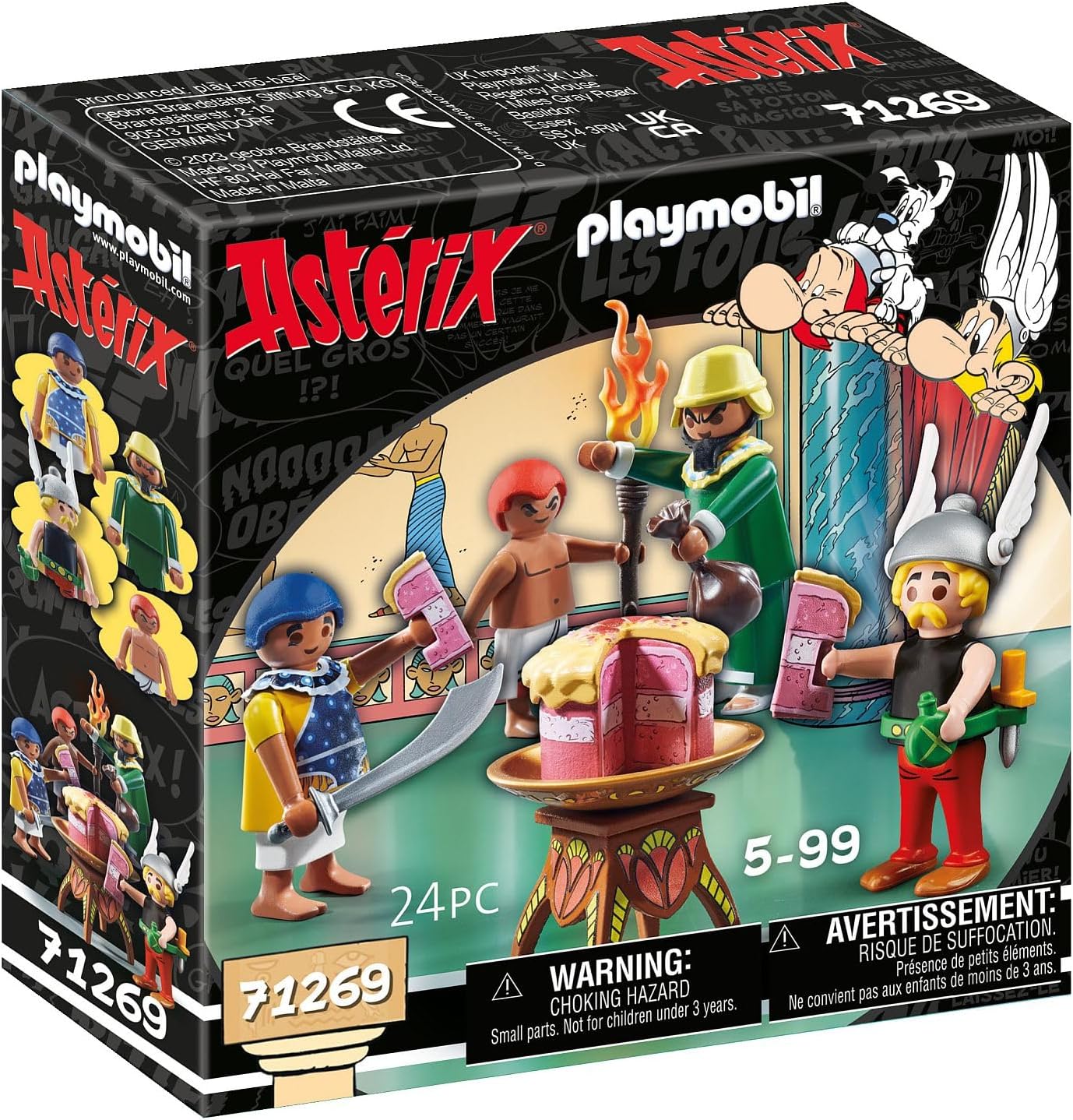 Thumbnail 1 de Playmobil 71269 Asterix: Artifis' Poisoned Cake — Cleopatra’s Taster and Artifis with Krukhut
