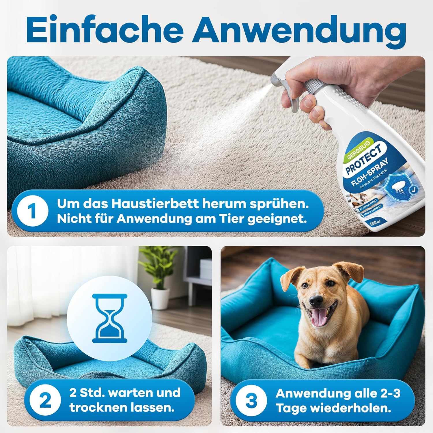Thumbnail 4 de Flohspray 1000 ml für Wohnung und Möbel