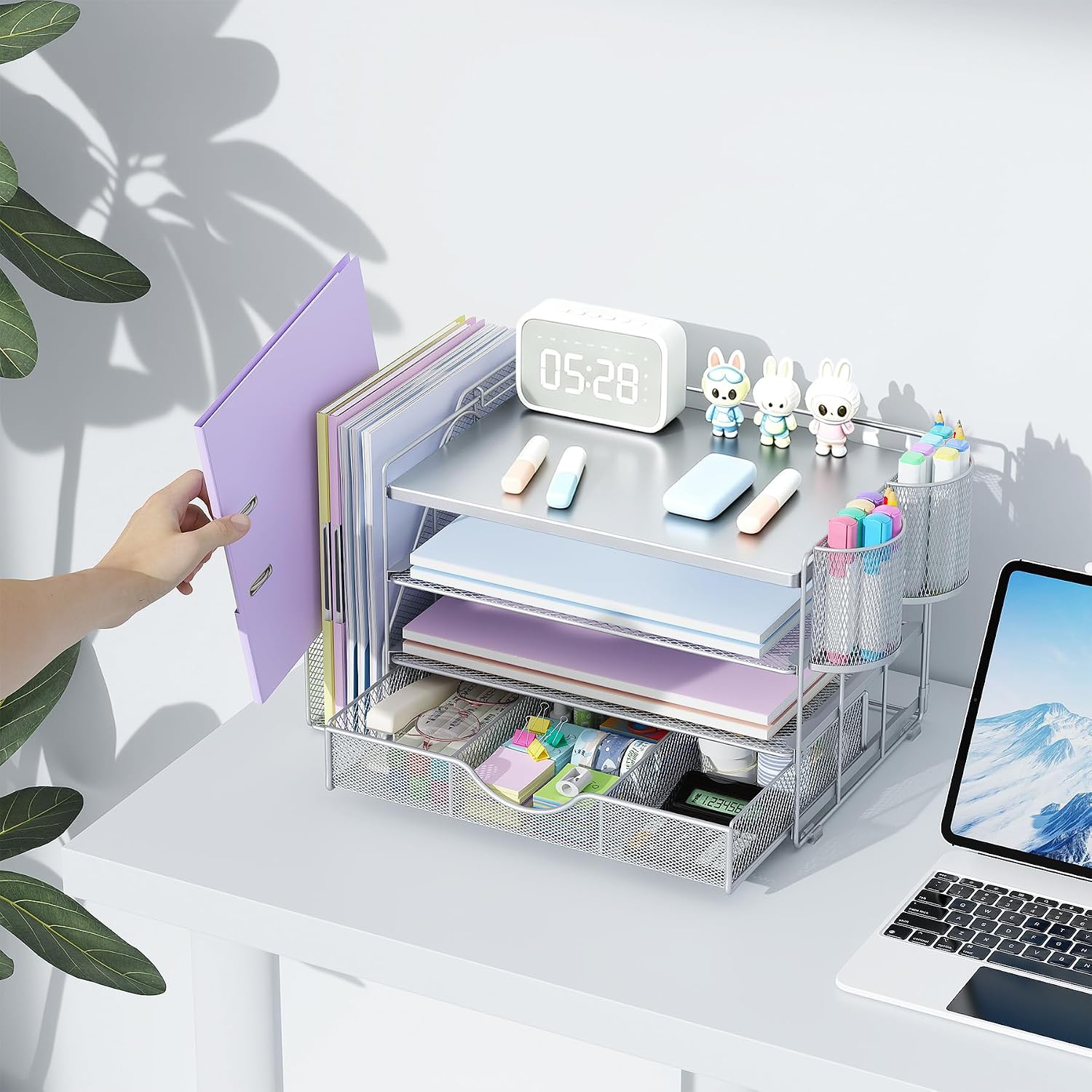 Detalle de Gianotter Desk Organizer Steel