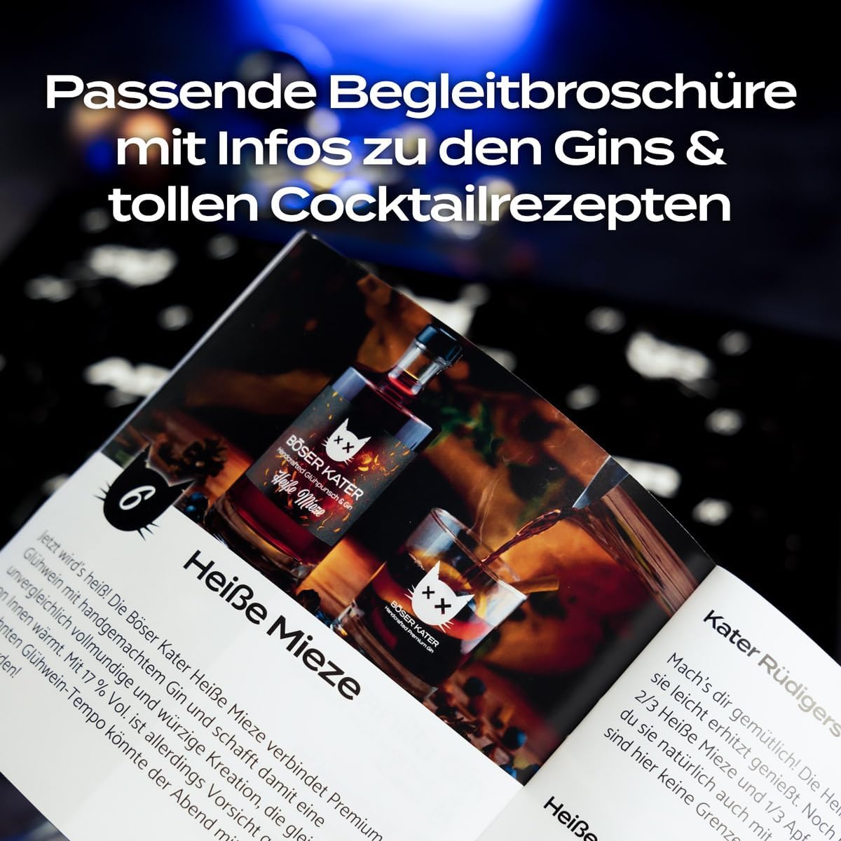 Detalle de BÖSER KATER Gin Adventskalender – limitierte Auflage, vegan & handgemacht